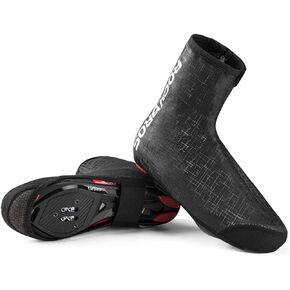 ROCKBROS Cycling Shoe Covers Thermal Bike Shoe Covers Windproof Shoe Warmers Overshoes Mountain Road Bike Shoes Covers Fleece
