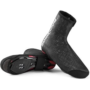 ROCKBROS Cycling Shoe Covers Thermal Bike Shoe Covers Windproof Shoe Warmers Overshoes Mountain Road Bike Shoes Covers Fleece