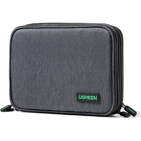 UGREEN Electronic Organizer Travel Cable Organizer Storage Bag for Data Cables, USB C Charger, SD Card, Hard Drive, Charging Cord, Mouse, Power Bank, Phone, Power Adapter Plug Electronics Accessories