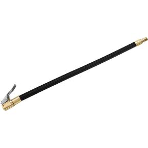 Unifizz Tire Valve Connect Pipe Chuck Compressor Pump Extension Hose Air Inflator Hose Adapter Copper Nylon 30cm 12" for Car Motorbike Bicycle