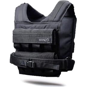 Premium Weighted Vest for Training. Body Weight Workout Weight Vest 25lbs/35lbs/45lbs/65lbs, Adjustable Weighted Vest Men for Calisthenics, CrossFit, Home Workouts