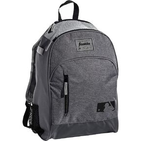 Franklin Sports Kids MLB Baseball Batpack Bag - Youth Baseball, Softball + Teeball Backpack - Sports Equipment Bag for Kids + Toddlers - Holds (2) Teeball + Baseball Bats + Includes Fence Hook