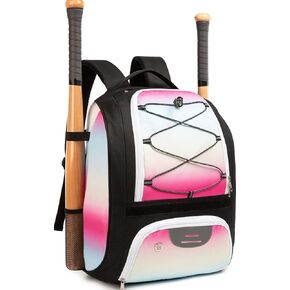 MERALIAN Baseball Backpack with Shoe Compartment, Baseball Bag for Baseball, T-Ball & Softball Equipment & Gear for Adults.