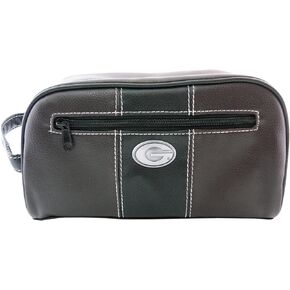 NCAA Georgia Bulldogs Zep-Pro Toiletry Concho Bag, Brown