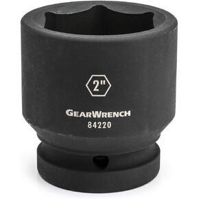 GEARWRENCH 1" Drive 6 Point Standard Impact SAE Socket 4-1/4" - 84245