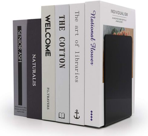 Bookend-Plastic Acrylic Bookends，Bookends，Book Ends for Shelves，Bookshelf Book Holder，Heavy Duty Book Ends (White Book Ends) in Saudi Arabia