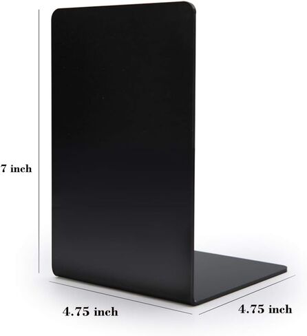 Bookend-Plastic Acrylic Bookends，Bookends，Book Ends for Shelves，Bookshelf Book Holder，Heavy Duty Book Ends (White Book Ends) in Saudi Arabia