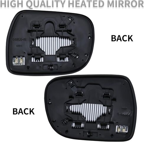 Passenger Side Mirror Replacement for Lexus RX330 2004-2006 RX350 2007-2009 RX400h 2006-2009 - Mirrors Glass, Right Side Rear View Mirror Glass with Power Heated in Saudi Arabia