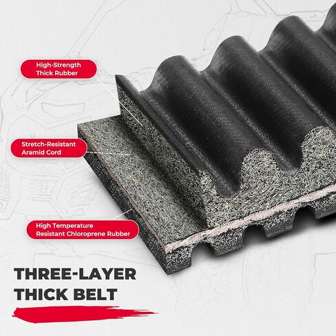 حزام محرك كيميموتو X3 X3 حزام محرك X3 CVT متوافق مع Can am X3/ XDS/XRS/MAX جميع الموديلات 2017 2018 2019 2020 2021 2022 2023 OEM استبدال #422280652 in Saudi Arabia