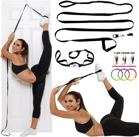 Stunt Stand® مرونة الباب وحزام الساق القابل للتمدد - رائع للتشجيع أو الرقص أو الجمباز أو أي رياضة! روابط مجانية لكيفية الاستخدام متضمنة… in Saudi Arabia
