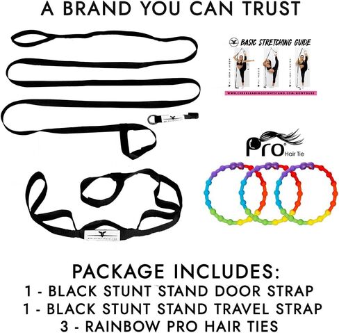 Stunt Stand® مرونة الباب وحزام الساق القابل للتمدد - رائع للتشجيع أو الرقص أو الجمباز أو أي رياضة! روابط مجانية لكيفية الاستخدام متضمنة… in Saudi Arabia