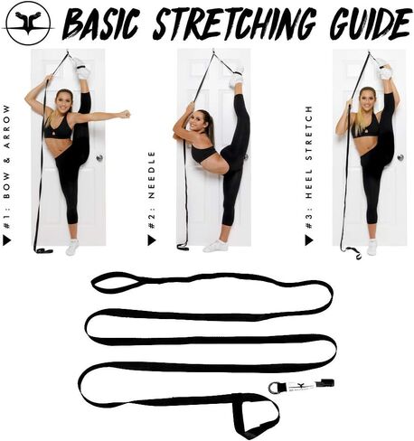 Stunt Stand® مرونة الباب وحزام الساق القابل للتمدد - رائع للتشجيع أو الرقص أو الجمباز أو أي رياضة! روابط مجانية لكيفية الاستخدام متضمنة… in Saudi Arabia