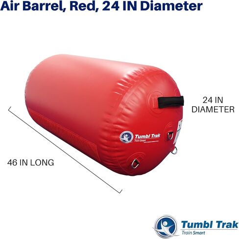 Tumbl Trak Air Barrel، أسطوانة هواء تجارية للجمباز والتشجيع، أرجواني، قطر 24 بوصة in Kuwait