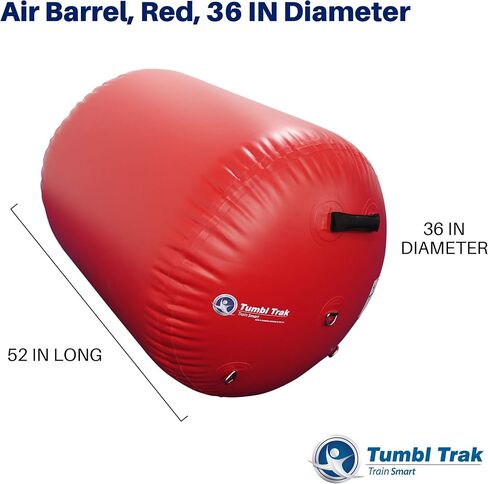 Tumbl Trak Air Barrel، أسطوانة هواء تجارية للجمباز والتشجيع، أرجواني، قطر 24 بوصة in Kuwait