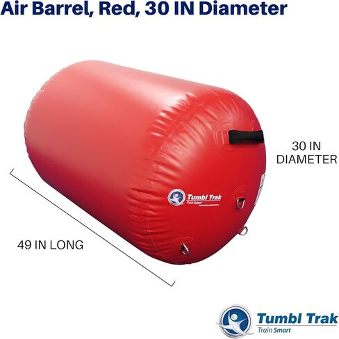 Tumbl Trak Air Barrel، أسطوانة هواء تجارية للجمباز والتشجيع، أرجواني، قطر 24 بوصة in Kuwait