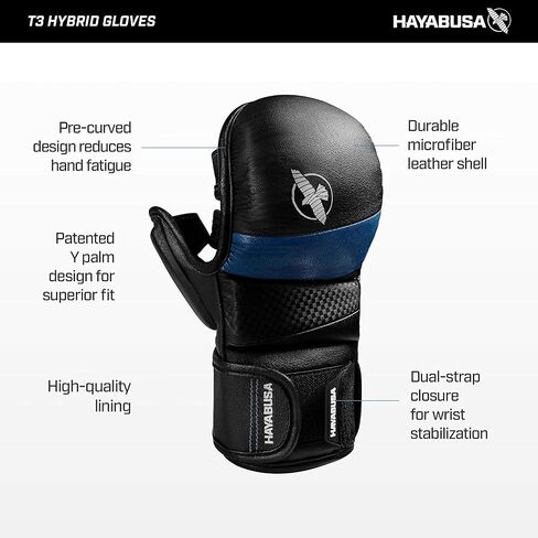 Hayabusa T3 7oz Training Sparring MMA Gloves for Men and Women in Saudi Arabia