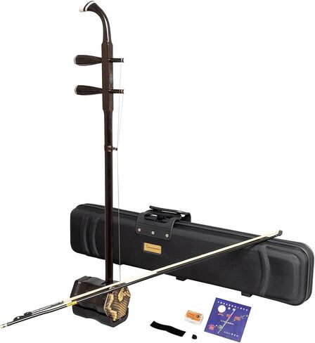 مجموعة MI&VI من خشب الأبنوس Erhu - آلة موسيقية كمان صينية مكونة من خيطين - من MIVI Music in Kuwait