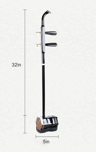 Chinese Erhu Instrument For Beginner Entry Level,Erhu Chinese 2-string Violin Fiddle Musical Instrument 32 inches (Color wood) in Saudi Arabia