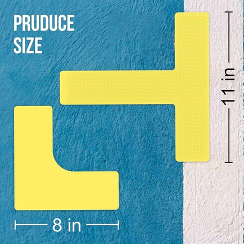 Pickleball Court Markers Kit, Portable Pickleball Court Marking Kit with Tape Measure and Carrying Bag, Throw Down Markers for Outdoor Indoor Tennis Badminton in Kuwait