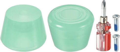 PATIKIL Roller Skate Toe Stops with Screwdriver, 82A Rubber Brake Stoppers Block, for Roller Skate Accessories Replacement in Kuwait