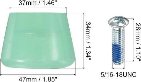 PATIKIL Roller Skate Toe Stops with Screwdriver, 82A Rubber Brake Stoppers Block, for Roller Skate Accessories Replacement in Kuwait