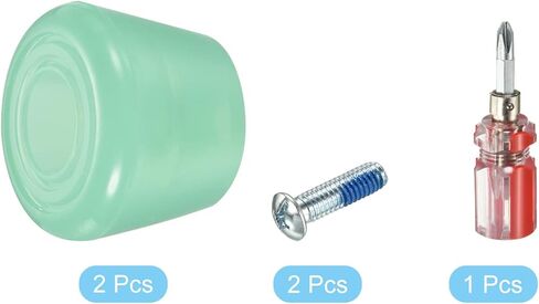 PATIKIL Roller Skate Toe Stops with Screwdriver, 82A Rubber Brake Stoppers Block, for Roller Skate Accessories Replacement in Kuwait