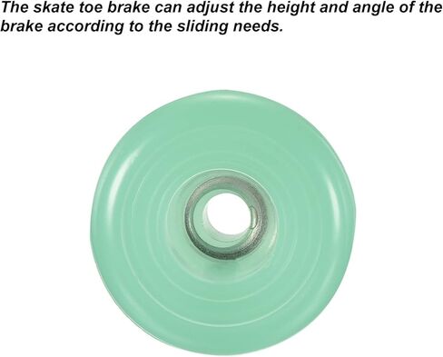 PATIKIL Roller Skate Toe Stops with Screwdriver, 82A Rubber Brake Stoppers Block, for Roller Skate Accessories Replacement in Kuwait