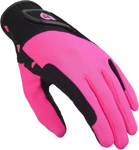 aFe Kids Gloves for Girls Boys Unisex Horse Riding Gloves Outdoor Gloves Sports Gloves Cycling Gloves for Children Black Blue Pink Heart Design Touch Screen Compatible in Saudi Arabia