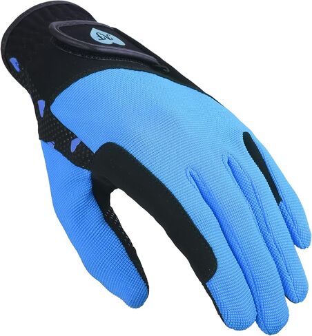 aFe Kids Gloves for Girls Boys Unisex Horse Riding Gloves Outdoor Gloves Sports Gloves Cycling Gloves for Children Black Blue Pink Heart Design Touch Screen Compatible in Saudi Arabia