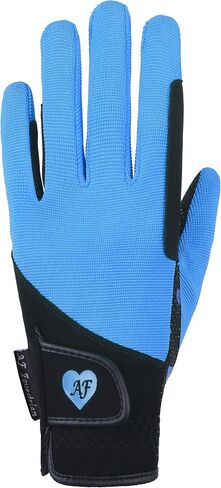 aFe Kids Gloves for Girls Boys Unisex Horse Riding Gloves Outdoor Gloves Sports Gloves Cycling Gloves for Children Black Blue Pink Heart Design Touch Screen Compatible in Saudi Arabia