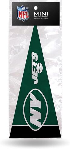 Rico Industries NFL New York Jets 8-Piece 4-Inch by 9-Inch Classic Mini Pennant Décor Set in Saudi Arabia