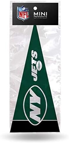 Rico Industries NFL New York Jets 8-Piece 4-Inch by 9-Inch Classic Mini Pennant Décor Set in Saudi Arabia