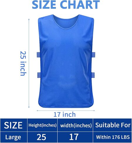 BGHTYYP 24 Pack brooman Pinnies Training Vests Youth Adult Football Basketball Jerseys Soccer Pennies in Kuwait