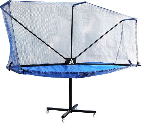 JOOLA Rolling Table Tennis Ball Catch Net - Foldable Ping Pong Practice Net with Wheels, Collection Net for Ping Pong Robots, Serves and Multi-Ball Training,Blue in Saudi Arabia