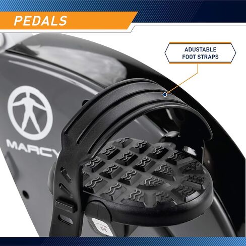 Marcy Foldable Upright Exercise Bike with Adjustable Resistance for Cardio Workout & Strength Training - Multiple Styles Available in Saudi Arabia