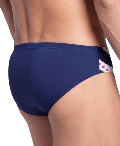 ARENA Performance Men's Multi Stripes Swim Brief MaxLife Athletic Swimsuit Fitness or Competitive Swimmers Bathing Suit in Saudi Arabia