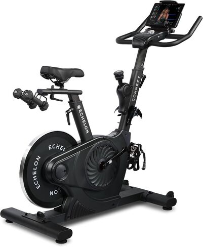 Echelon Fitness - Exercise Bike - Smart Connect Workout Bike - Magnetic Resistance Mechanism - Stationary Bikes with Speed Monitor & Adjustable Seat - Indoor Bike - Bluetooth Connectivity -136 KG in Saudi Arabia