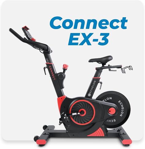 Echelon Fitness - Exercise Bike - Smart Connect Workout Bike - Magnetic Resistance Mechanism - Stationary Bikes with Speed Monitor & Adjustable Seat - Indoor Bike - Bluetooth Connectivity -136 KG in Saudi Arabia