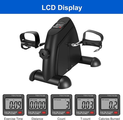 Pedal Exerciser Mini Exercise Bike for Leg and Arm Cycling Recovery Exercise Low Resistance Portable Bike in Saudi Arabia
