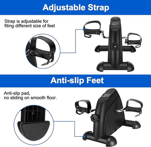 Pedal Exerciser Mini Exercise Bike for Leg and Arm Cycling Recovery Exercise Low Resistance Portable Bike in Saudi Arabia