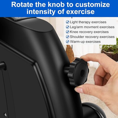 Pedal Exerciser Mini Exercise Bike for Leg and Arm Cycling Recovery Exercise Low Resistance Portable Bike in Saudi Arabia