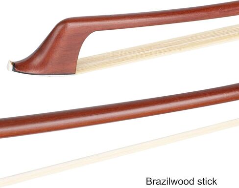 قوس باس مستقيم من LIEKE مصنوع من الخشب البرازيلي مقاس 4/4 موديل ألماني قوس مزدوج in Kuwait