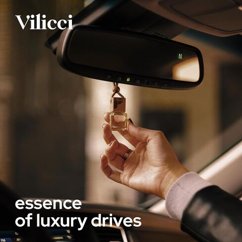 Vilicci Car Air Freshener - Tobacco Vanilla Scent - Elegant Car Fresheners, Air Freshener for Car, Premium Car Hanging Air Freshener, Long-Lasting Fragrance for Auto and Home, 1 Bottle in Kuwait
