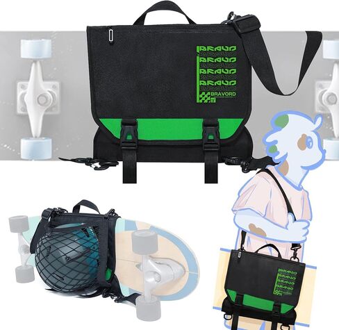 حامل حقيبة ظهر لوح التزلج مع شبكة شحن خوذة لألواح التزلج الكهربائية واللوح الطويل in Kuwait