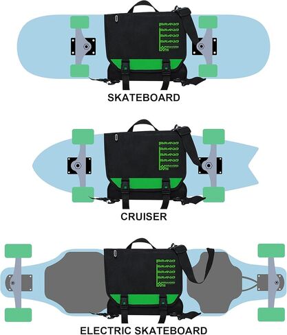 حامل حقيبة ظهر لوح التزلج مع شبكة شحن خوذة لألواح التزلج الكهربائية واللوح الطويل in Kuwait