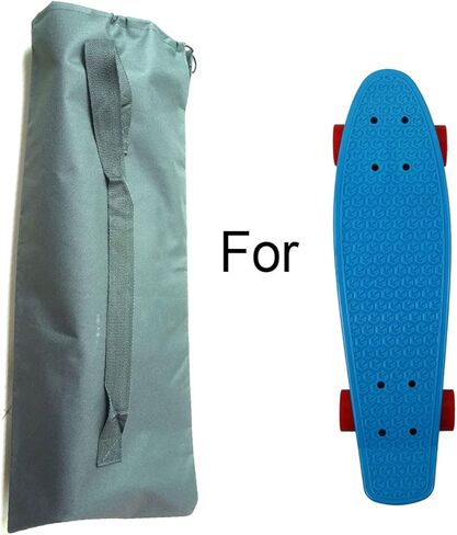 أسود صغير بيني الموز لوح التزلج على ظهره حقيبة حمل صغيرة 22 "27" 600D النايلون Longboard مجلس حقيبة يد الأشرطة in Kuwait