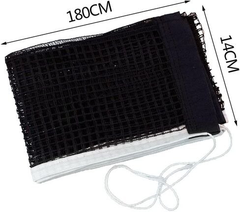 شبكة بديلة لتنس الطاولة، قطعتان من شبكة بينج بونج من البوليستر المحمولة، شبكة تنس طاولة سوداء قابلة للطي لطاولة بينج بونج أو المكتب أو طاولة الطعام في الأماكن المغلقة أو الهواء الطلق in Kuwait