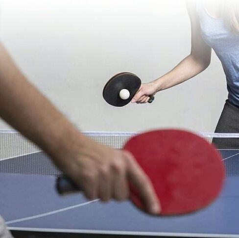 شبكة بديلة لتنس الطاولة، قطعتان من شبكة بينج بونج من البوليستر المحمولة، شبكة تنس طاولة سوداء قابلة للطي لطاولة بينج بونج أو المكتب أو طاولة الطعام في الأماكن المغلقة أو الهواء الطلق in Kuwait