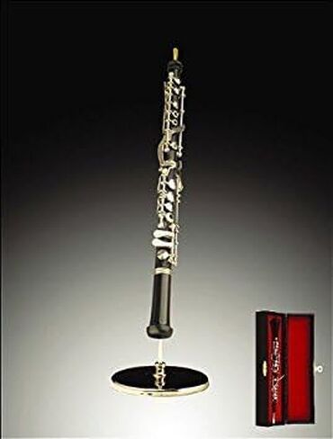Black Oboe w Case Stand Miniature Musical Instrument in Saudi Arabia