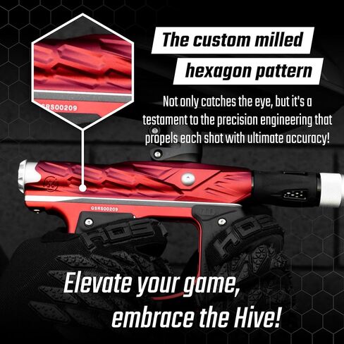 HK Army Empire Mini GS Electronic Paintball Marker (Red/Silver) in Saudi Arabia
